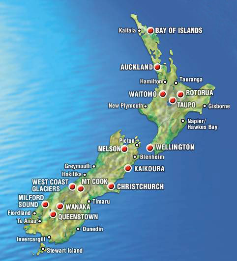 NZ Map